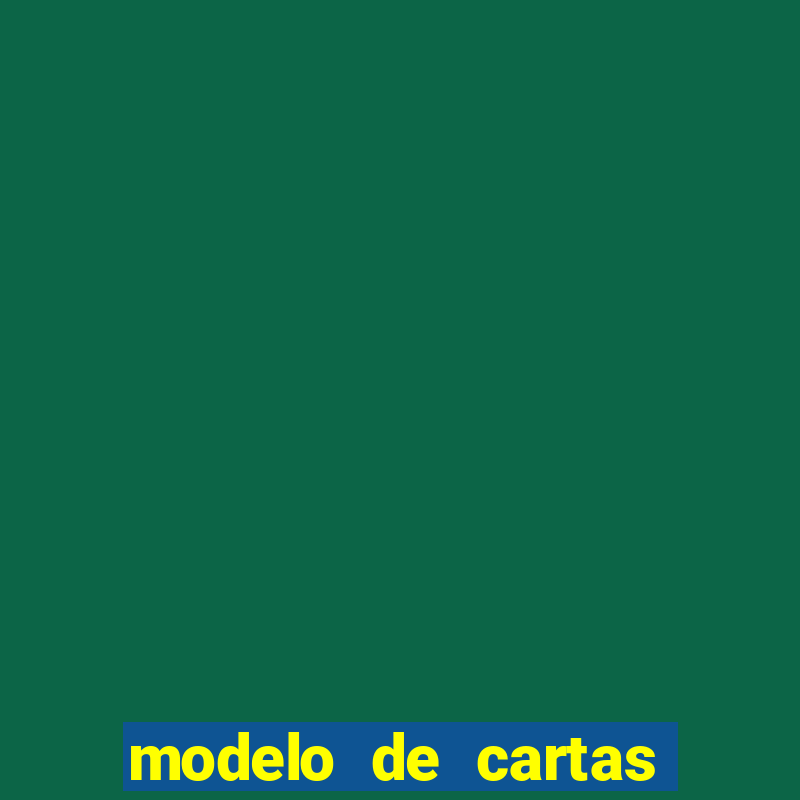 modelo de cartas para jovens encontristas